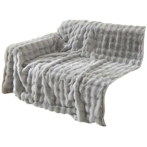 Housses de canapé luxueuses en fausse fourrure, chaudes et moelleuses pour l'hiver, A-- (1/5)