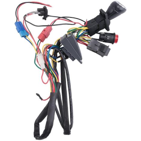 Kit de câblage et d'interrupteur modifiés pour voiture électrique enfant, à monter soi-même, une seule ligne -- (1/5)
