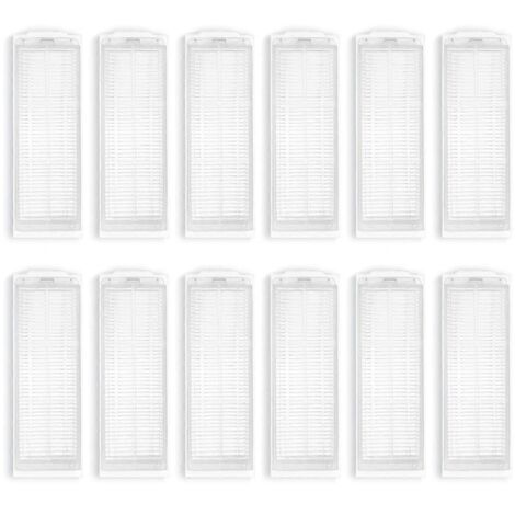 Lot de 12 pièces de rechange pour robot aspirateur Spin Revolution 11090 avec filtre HEPA (1/5)