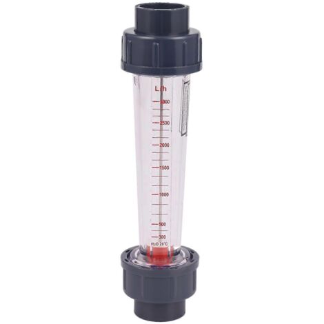 Débitmètre LZS-25, tube en plastique, débitmètre d'eau 300-3000 L/h (1/5)
