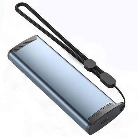 Lecteur de cartes mémoire portable en aluminium haute vitesse SD/TF 3.0 Type-C (1/5)