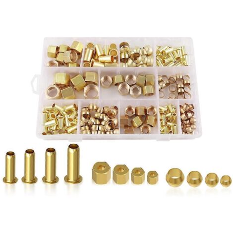 Kit d'assortiment de 220 raccords à compression (1/5)