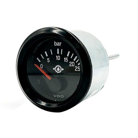 Manomètre de pression d'huile 52 mm 0-25 bar, pièces de générateur 12 V (1/5)