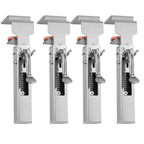 Lot de 4 pinces de fixation réglables pour tiroirs -- (1/5)