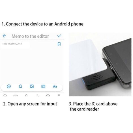 Lecteur d'identification animale RFID EMID mini Type C 134,2 kHz (noir) (1/5)