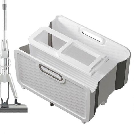 Seau de nettoyage pliable à plat, seau de nettoyage pratique B-- (1/5)