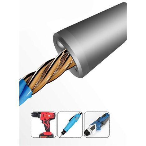 Outil de dénudage de fils pour électricien, outil de torsion de fils 8 en 1 pour perceuse --