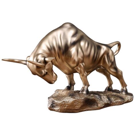 Figurine de taureau moderne, statue de bétail, sculpture animale Feng Shui --- (1/5)