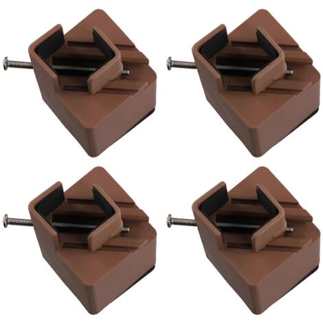 Coussin de rehaussement de meuble réglable, coussin de rehaussement de pied de lit, marron-- (1/5)