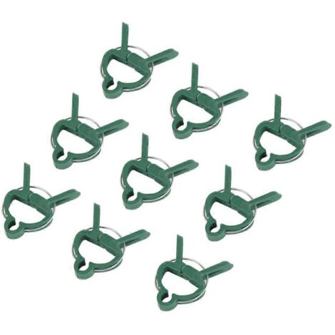 200 clips de fixation pour plantes, supports de serre réutilisables, tiges de fixation -- (1/5)