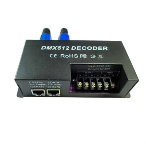 Contrôleur de bande LED RGB DMX 3 canaux (1/5)