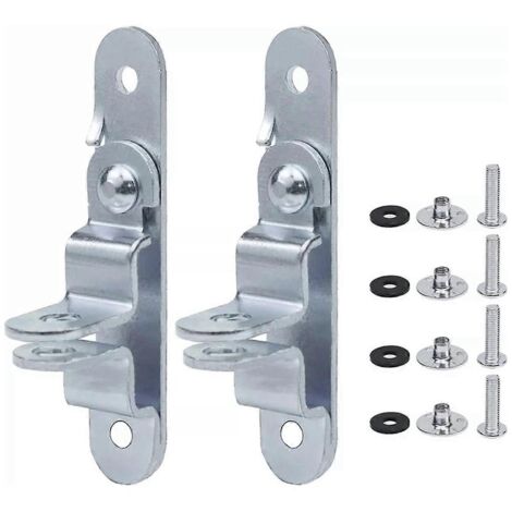 2 pièces Poignée de verrouillage de porte de remorque cargo pour porte de voiture fermée -- (1/5)