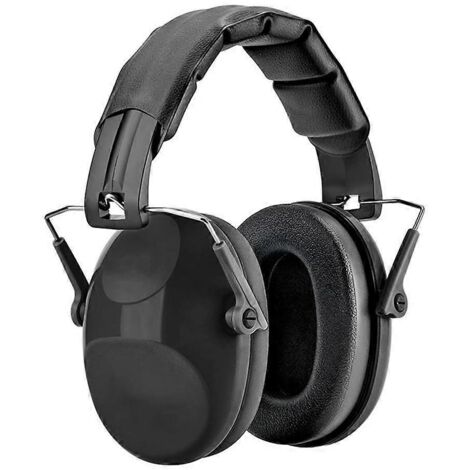 Casque antibruit pour enfants dormant, noir (1/5)