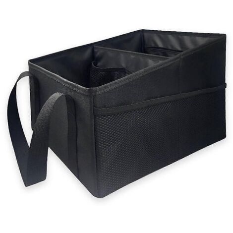 Organisateur de coffre de voiture, organisateur de siège avant, boîtes de rangement noires (1/5)