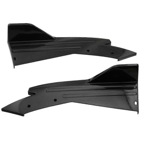 Protection de pare-chocs arrière 48 cm, ailerons, séparateur, jupe latérale noire -- (1/5)