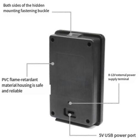 Testeur de capacité de batterie sans fil à écran LCD couleur 2,4 pouces (coulomètre) (1/5)