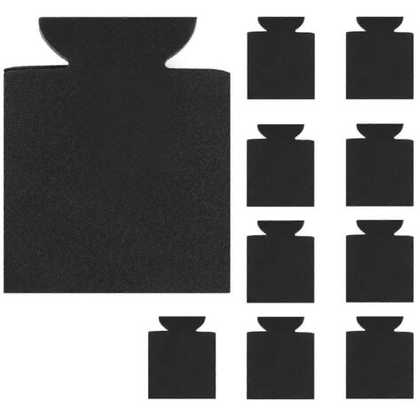 Lot de 10 manchons isothermes en néoprène noir pour canettes de bière, gobelets et bouteilles. (1/5)