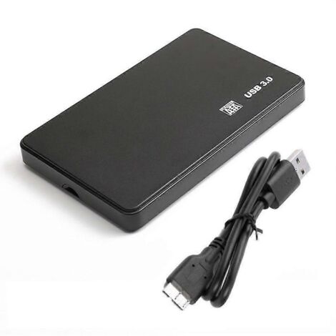 Boîtier pour disque dur USB 3.0 5 Gbit/s 2,5 pouces SATA à fermeture externe (1/5)