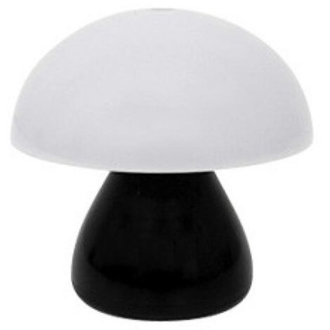 Veilleuse champignon, lampe de chevet, lampe de nuit A-Noir- (1/5)