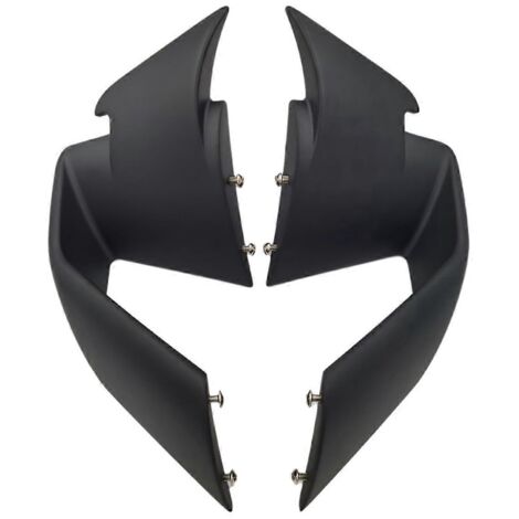 Ailerons latéraux aérodynamiques pour moto BMW - Noir mat