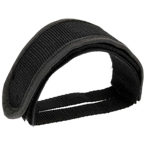 Sangles anti-double adhérence pour vélo, cale-pieds de pédale noirs --