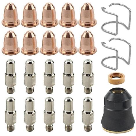 Embout d'électrode compatible avec le coupeur plasma Razorweld CUT 45 CUT45 (1/5)