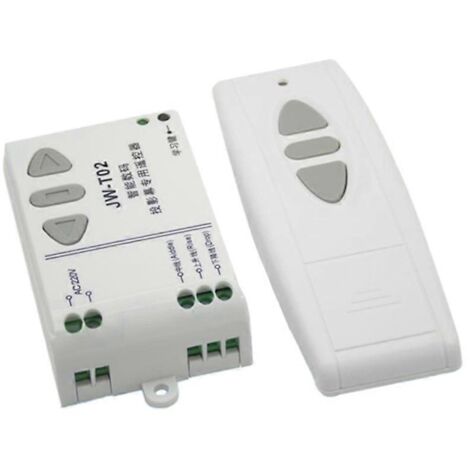 -T02 Interrupteur de télécommande sans fil pour moteur MONTÉE DESCENDRE Arrêt RX Verrouillé-- (1/5)