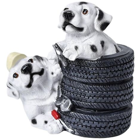 Tirelire en résine, figurine de chien, pot à monnaie, jouet-B- (1/5)