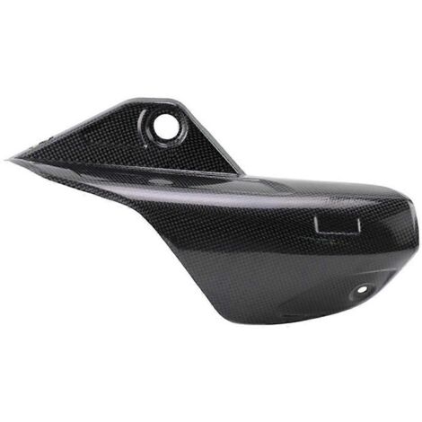 Protection de pot d'échappement de moto - Couvercle de protection thermique en fibre de carbone (1/5)