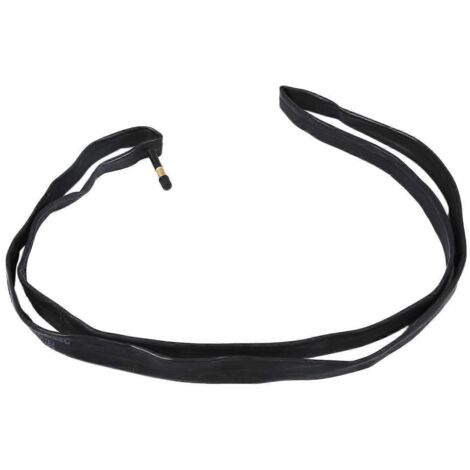 Chambre à air en caoutchouc noir avec valve Schrader pour vélo 700 x 25/32C (1/5)