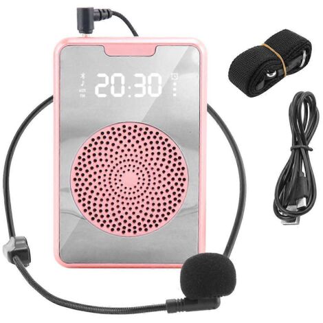 Amplificateur vocal portable pour enseignants avec casque-micro --- (1/5)