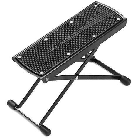 Repose-pieds pliable et réglable en hauteur (6 positions) pour accessoires de guitare --- (1/5)