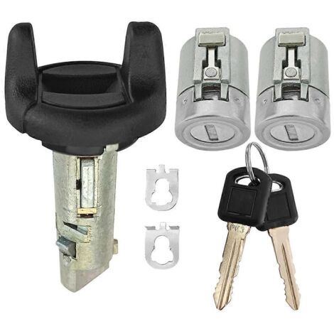 Kit de clé pour contacteur d'allumage, cylindre de serrure de porte et serrure pour GMC Chevrolet - Voir illustration - (1/5)