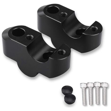 Adaptateur de rehausseur de guidon de moto avec fixation et pince de levage (1/5)