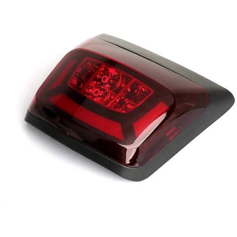 Feu arrière de plaque d'immatriculation à LED pour moto Vespa - Rouge (1/5)