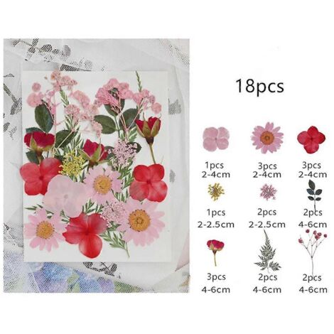 Moule en résine époxy pour bougies à fleurs séchées pressées, fleurs naturelles - (1/5)