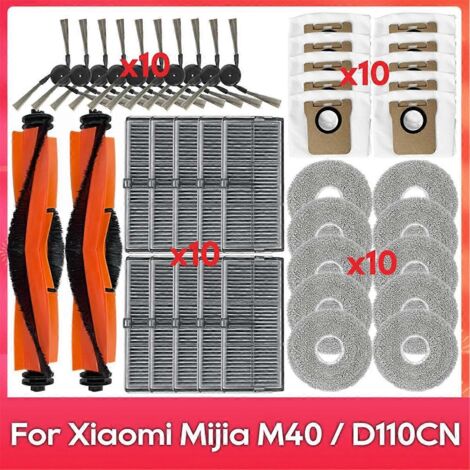 Pour balai à franges Xiaomi Mijia Omni M40 avec filtre HEPA et brosse latérale principale -- (1/5)