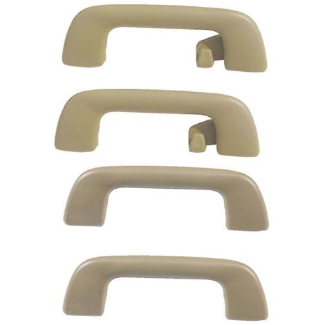 4 poignées de tirage intérieures de toit pour voiture, couleur beige. (1/5)