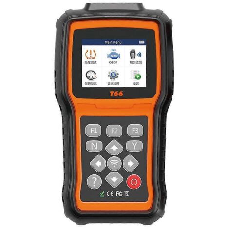 Outil de contrôle de pression des pneus T66 : Réapprentissage, activation et programmation des capteurs TPMS (comme illustré). (1/5)