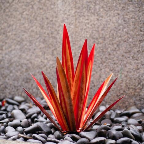 Grande sculpture rustique en métal, inspirée de la tequila, pour terrasse extérieure, H-- (1/5)