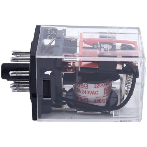 Relais de puissance pour circuit imprimé, tension de bobine 220 V/230 V CA, 8 broches DPDT 2NO 2NC MK2P-1-- (1/5)