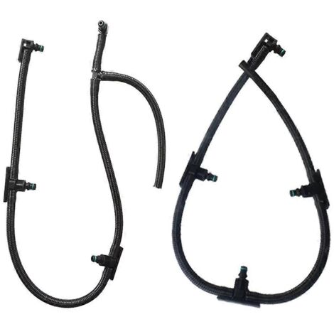 Kit de conduite de retour d'injecteur de carburant pour moteur diesel Duramax LLY 6.6L - Noir (1/5)