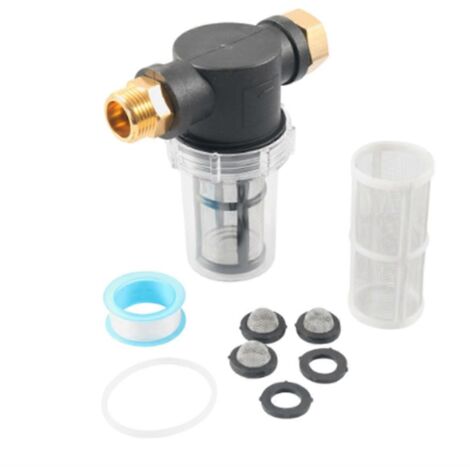 Kit de filtre pour tuyau d'arrosage à filetage 3/4 pour machine à laver - (1/5)