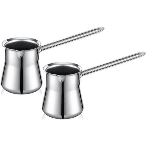 Lot de 2 cafetières turques, théières Chai Pot Briki et cafetières grecques (1/5)