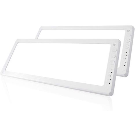 Plafonnier blanc 12V-30V pour camping-cars et camions.