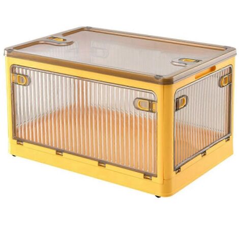 Bacs de rangement pliables avec portes transparentes B-- (1/5)