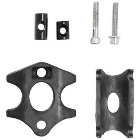 Accessoires pour tige de selle en fibre de carbone - Couvercle de base de serrage - VTT/Route - Noir (1/5)