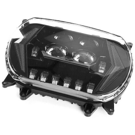 Clignotant avant pour feux de route/croisement de moto Harley - Noir (1/5)