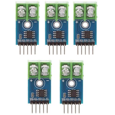 5 modules de capteur de température à thermocouple de type K MAX6675 (1/5)