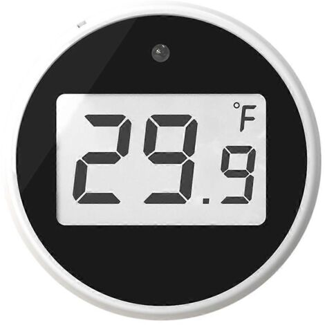 Thermomètre de bain flottant numérique avec minuterie - Noir -